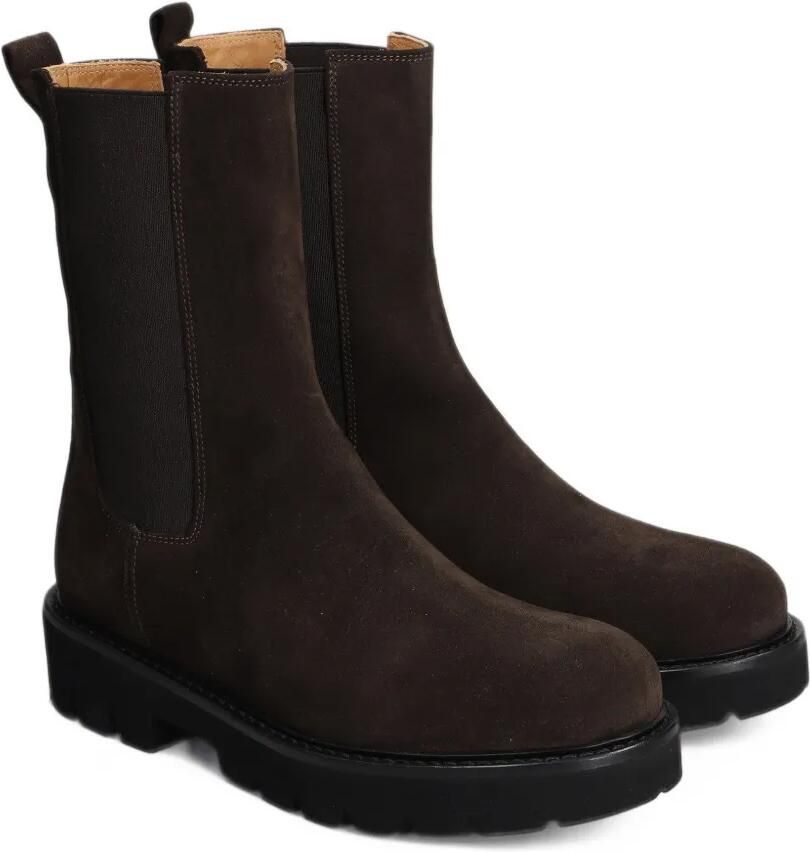Anna F. suede chunky-sole boots Bruin - Foto 2