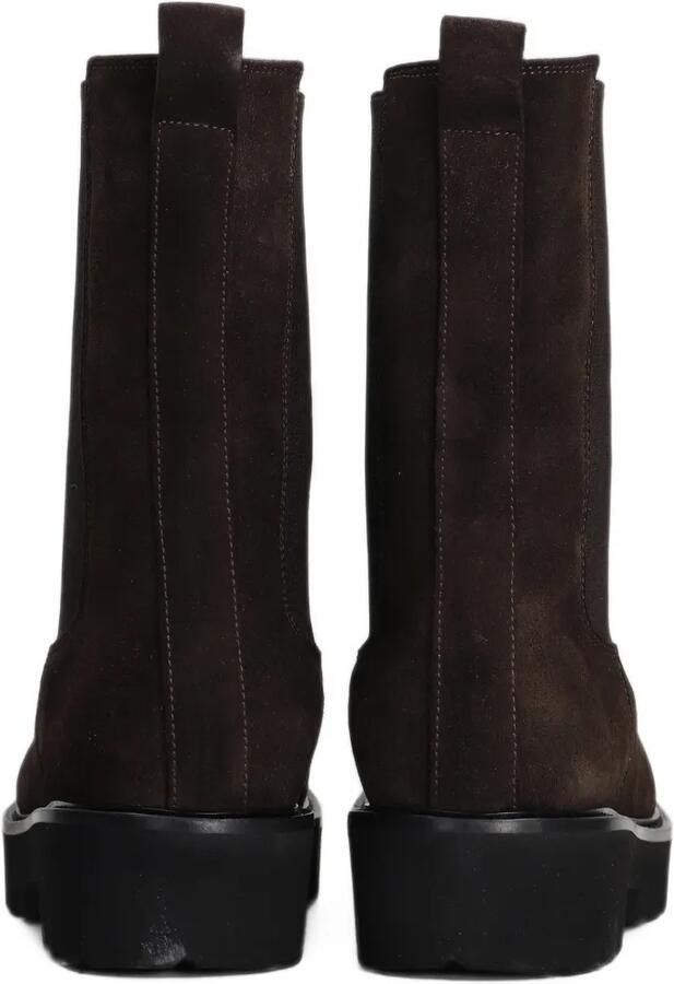 Anna F. suede chunky-sole boots Bruin - Foto 5