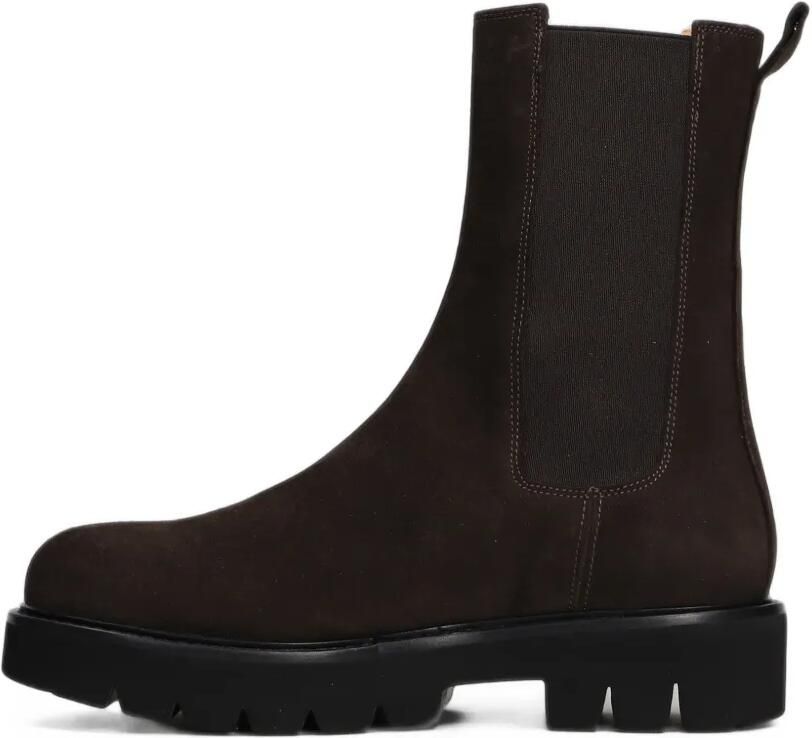 Anna F. suede chunky-sole boots Bruin - Foto 3