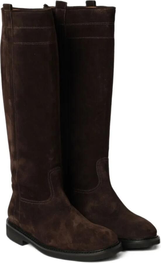 Anna F. suede knee-high boots Bruin - Foto 2