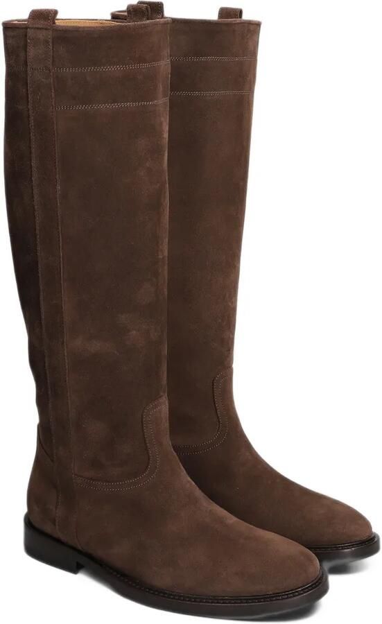 Anna F. suede knee-high boots Bruin
