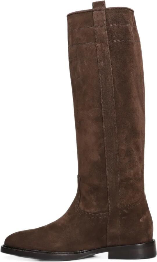 Anna F. suede knee-high boots Bruin - Foto 3