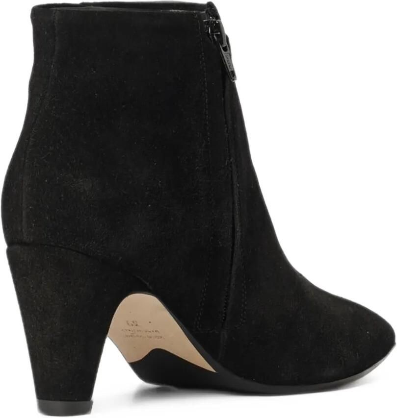 Anna F. suede pointed-toe ankle boots Zwart - Foto 2