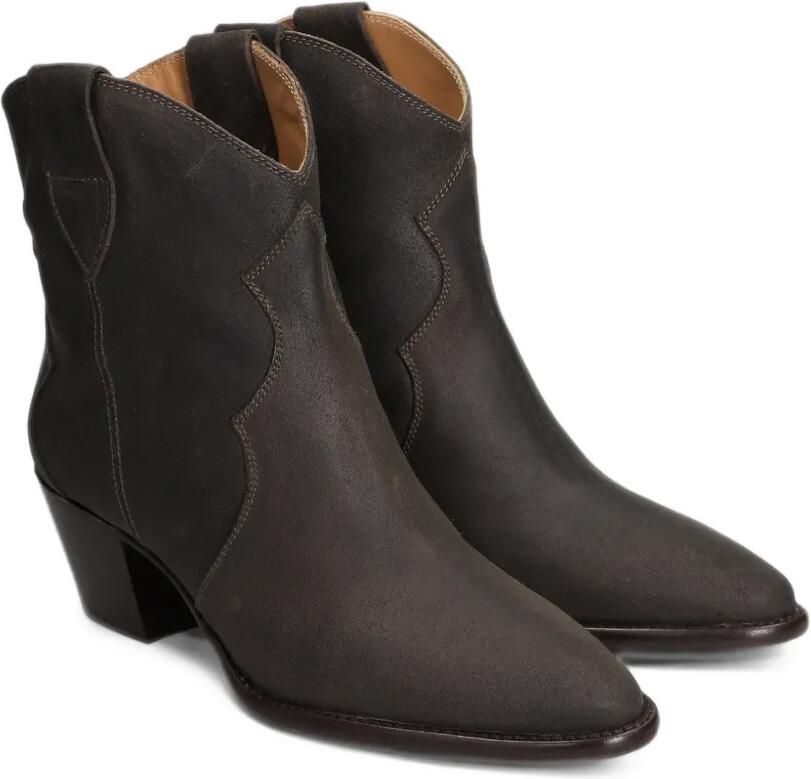 Anna F. western-style pointed-toe ankle boots Bruin - Foto 3