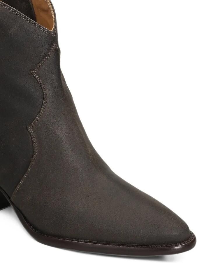 Anna F. western-style pointed-toe ankle boots Bruin - Foto 4