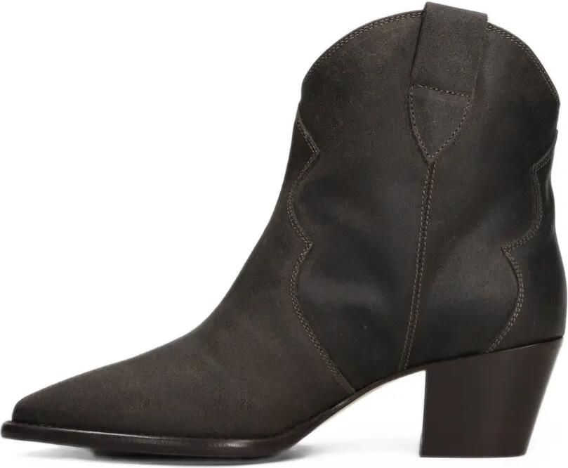 Anna F. western-style pointed-toe ankle boots Bruin - Foto 5