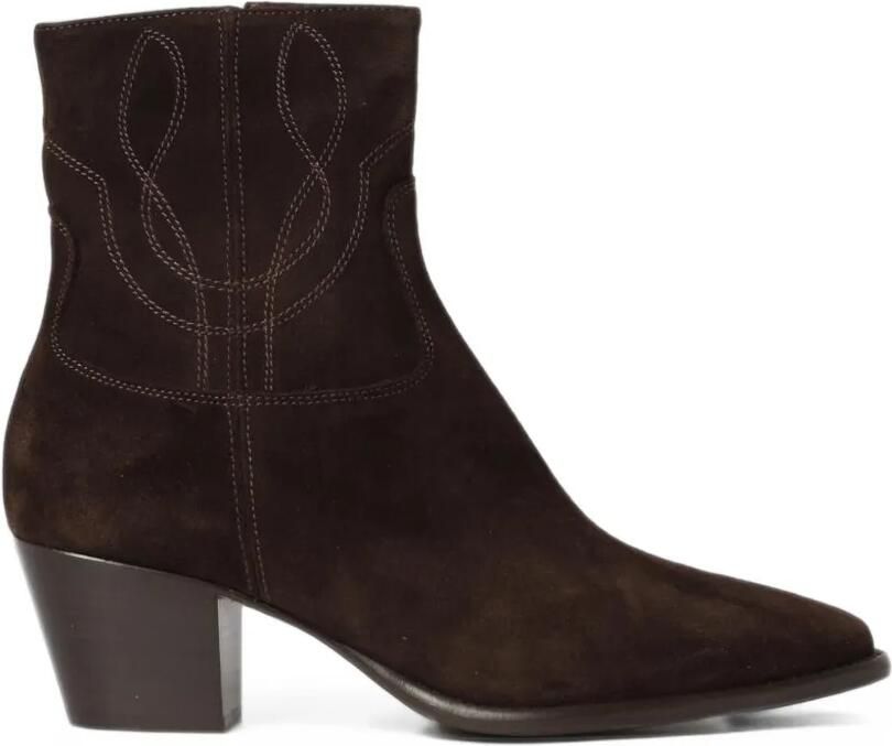 Anna F. western-style suede ankle boots Bruin