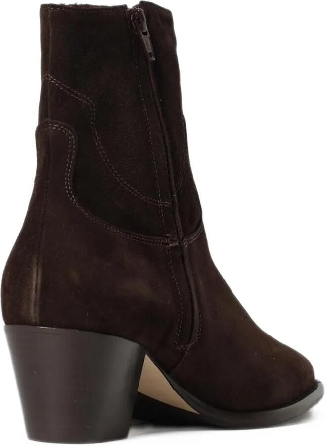 Anna F. western-style suede ankle boots Bruin - Foto 3
