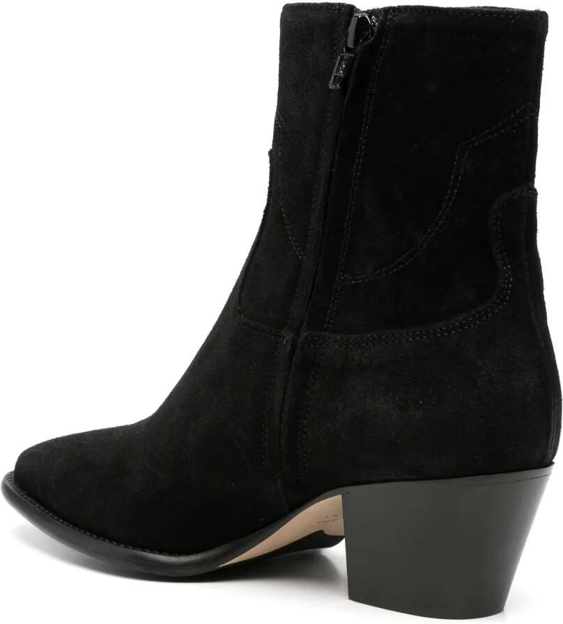Anna F. western-style suede boots Zwart - Foto 2