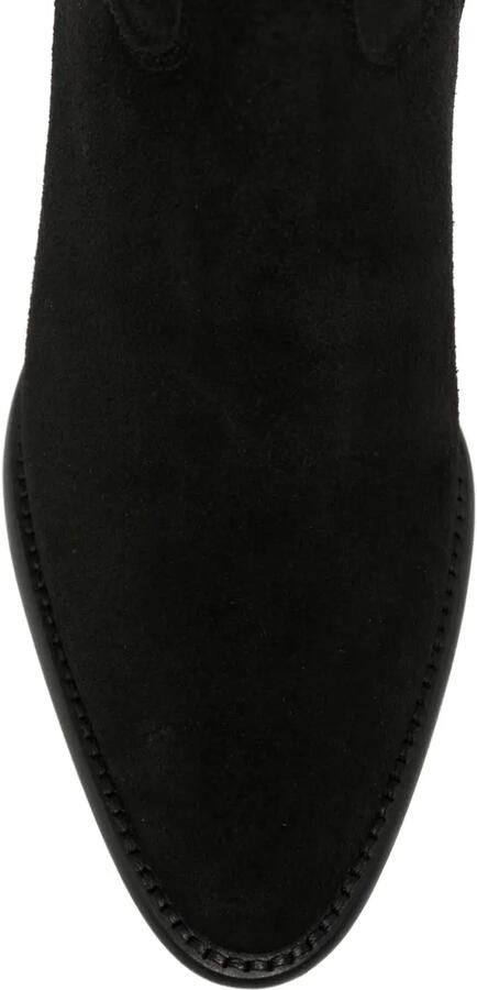 Anna F. western-style suede boots Zwart - Foto 4