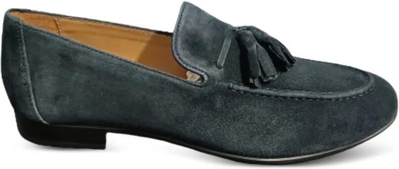 ANTICA CUOIERIA Loafers met kwastjes Blauw