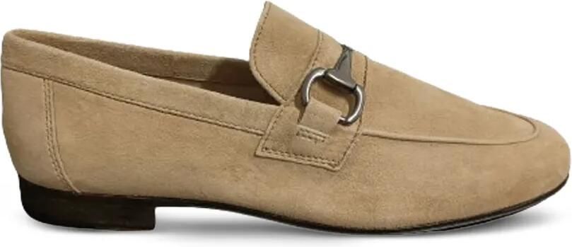 ANTICA CUOIERIA Suède loafers Beige