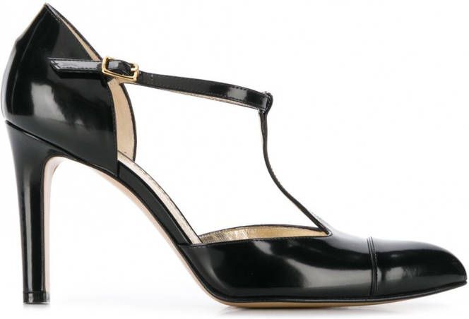 Antonio Barbato Maestri Veneziani Pumps met T-bandje Zwart