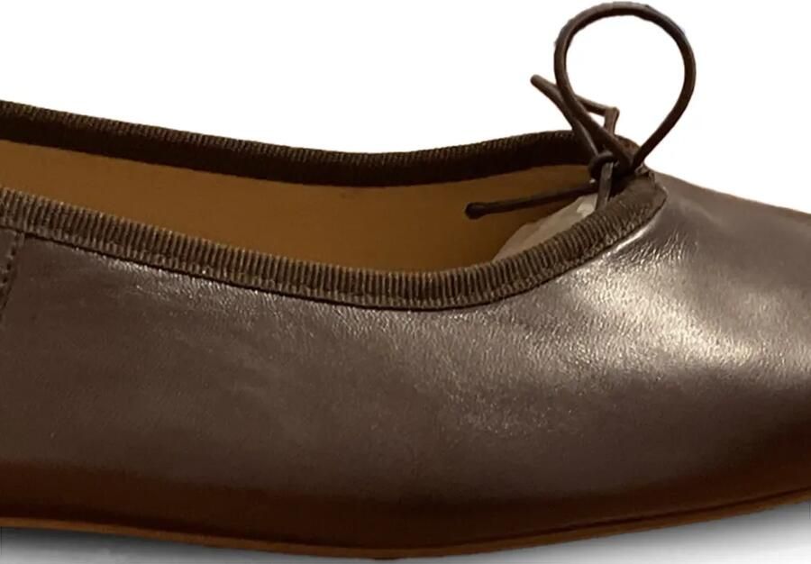 A.P.C. Cleo ballerina's met strikdetail Bruin - Foto 2