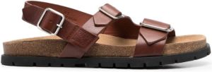 A.P.C. Leren sandalen Bruin
