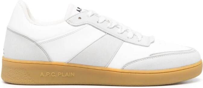 A.P.C. Sneakers met logoprint Wit