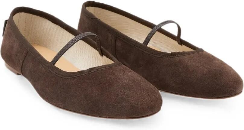 A.P.C. Sway suède ballerina's Bruin - Foto 2