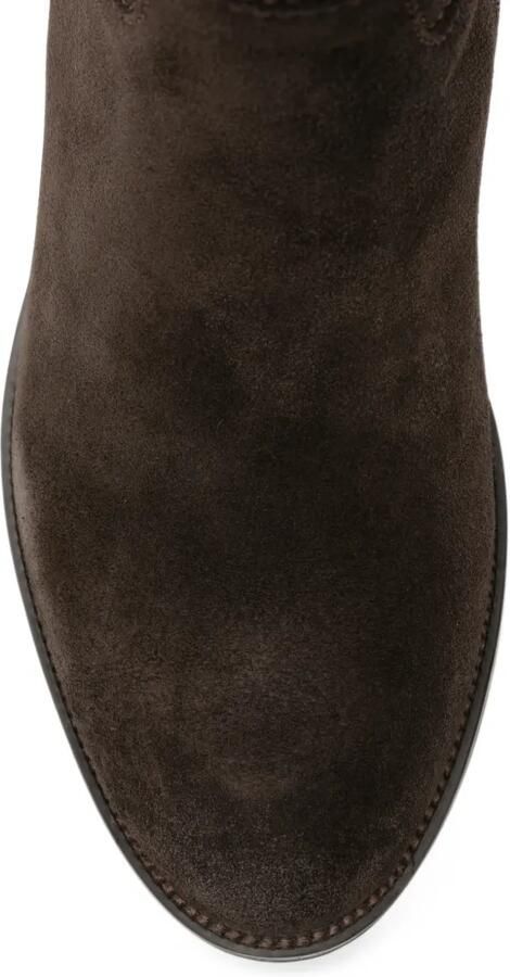 APEPAZZA fringe-detail studded ankle boots Bruin - Foto 2