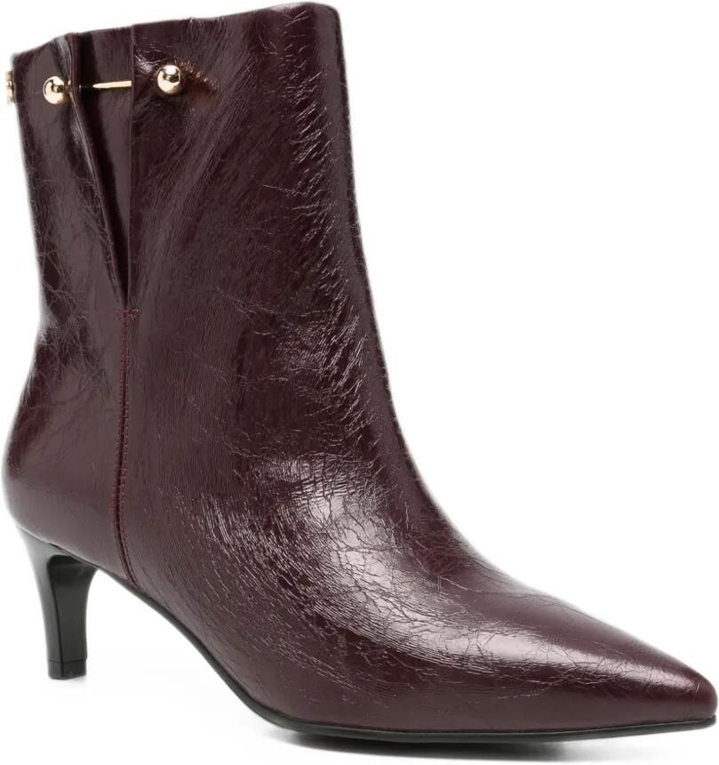 APEPAZZA pointed-toe ankle boots Rood - Foto 2