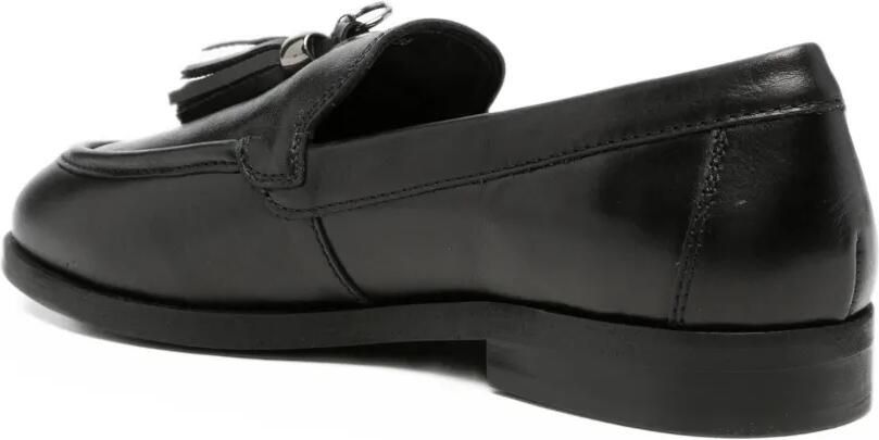 APEPAZZA tassel-detail leather loafers Zwart - Foto 2