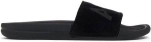 APL: ATHLETIC PROPULSION LABS debossed-logo velvet slides Zwart