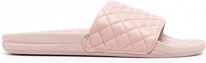 APL: ATHLETIC PROPULSION LABS Lusso gewatteerde slippers Roze