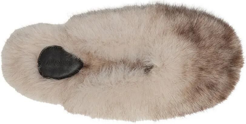 Apparis Demi slippers van imitatiebont Beige - Foto 2