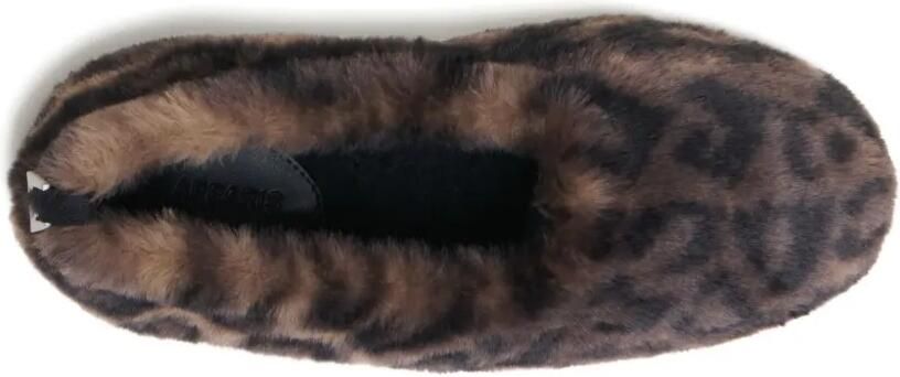 Apparis Magda slippers met luipaardprint Bruin - Foto 3