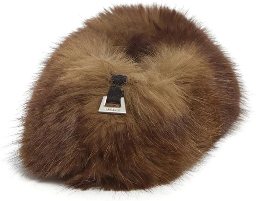 Apparis Magda slippers van imitatiebont Bruin - Foto 2
