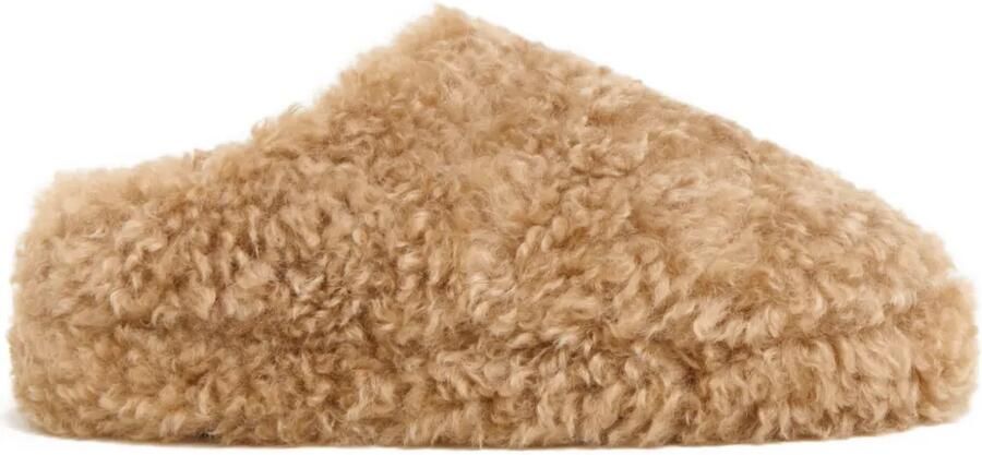 Apparis Misha bouclé slippers Beige