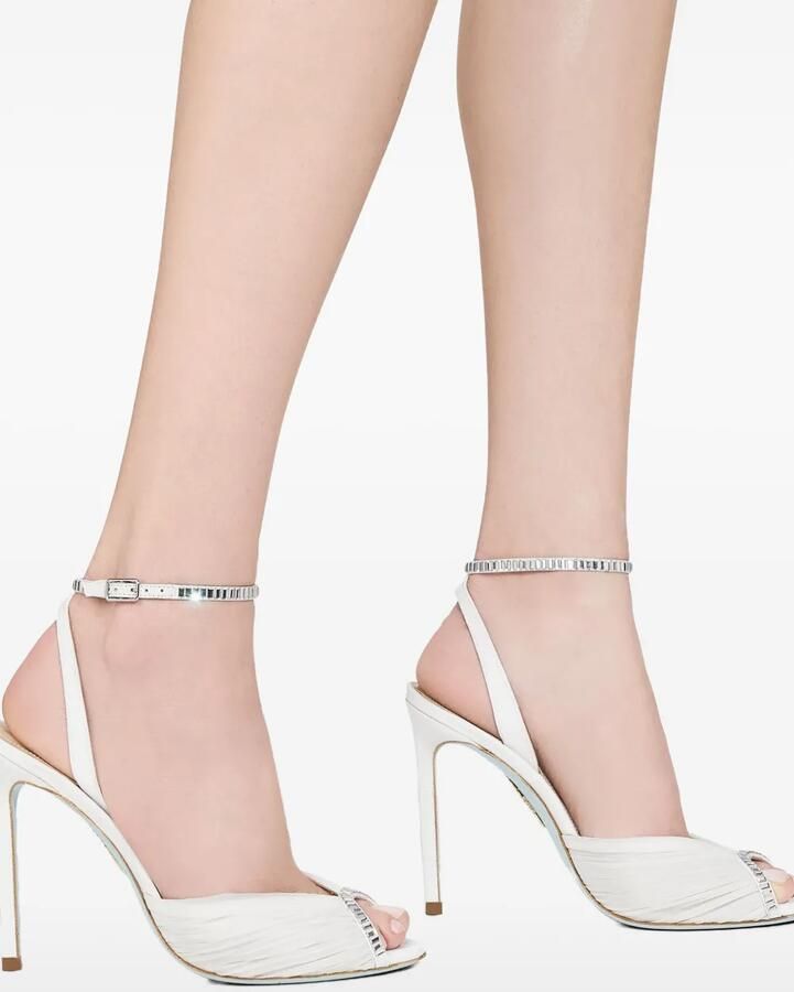 Aquazzura 105 Be Mine sandalen Wit