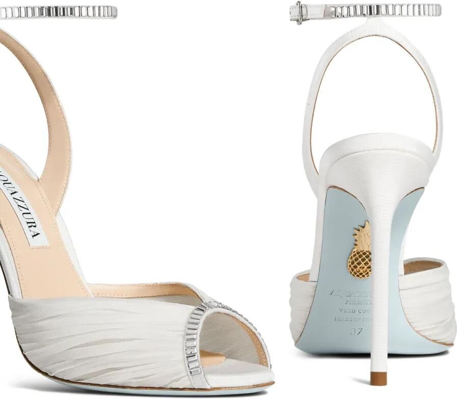 Aquazzura 105 Be Mine sandalen Wit - Foto 3