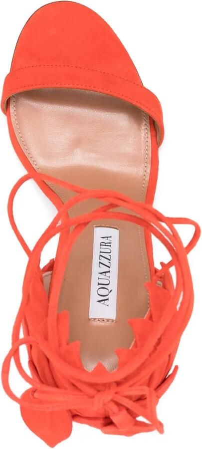 Aquazzura 105 mm Hibiscus sandalen Rood - Foto 4