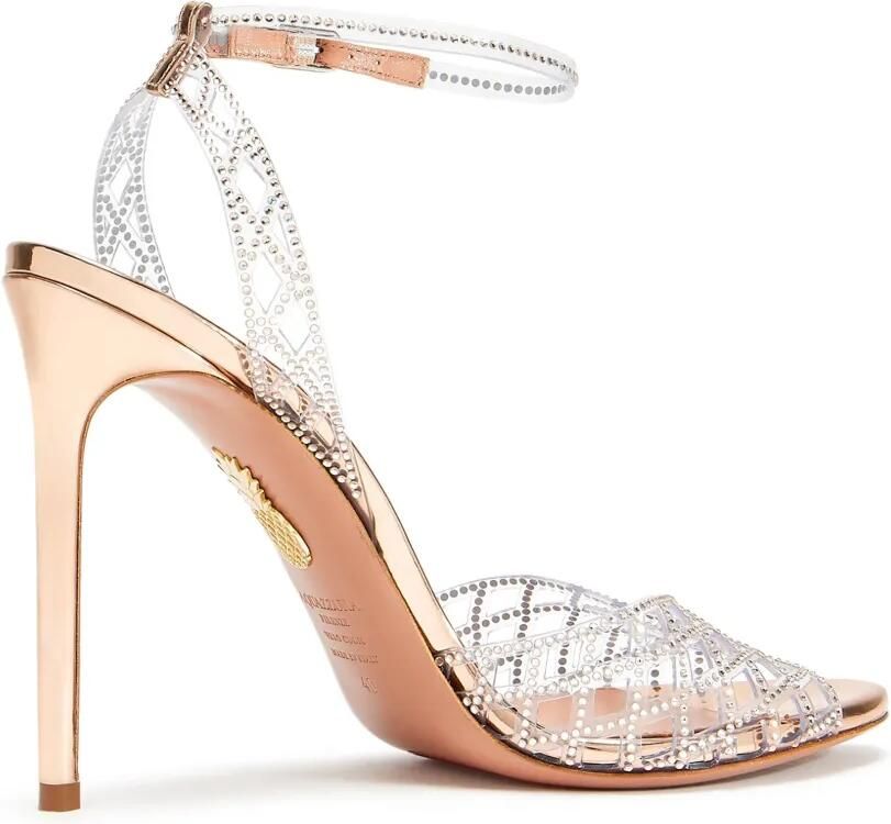 Aquazzura 105 mm Lumiere sandalen Zilver - Foto 2