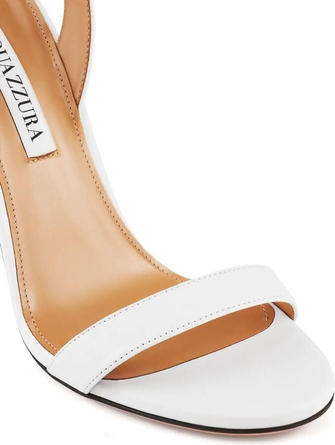 Aquazzura 105 mm So Nude sandalen Wit