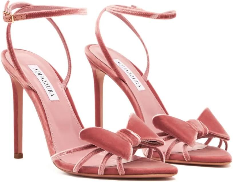 Aquazzura 105 mm verfraaide stiletto sandalen Roze