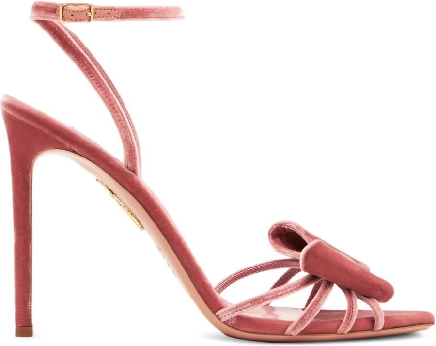Aquazzura 105 mm verfraaide stiletto sandalen Roze - Foto 2