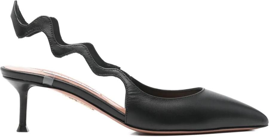 Aquazzura 55 mm Artiste pumps met puntige neus Zwart