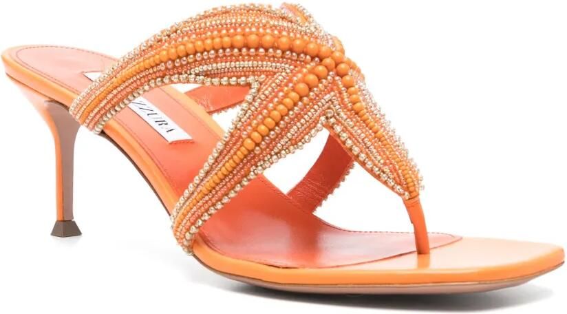 Aquazzura 65 mm Reef Star muiltjes Oranje - Foto 3