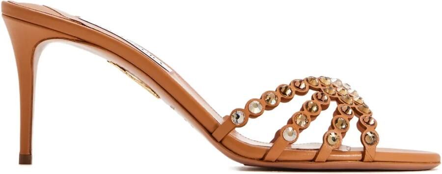 Aquazzura 75 mm Tequilla sandalen Bruin