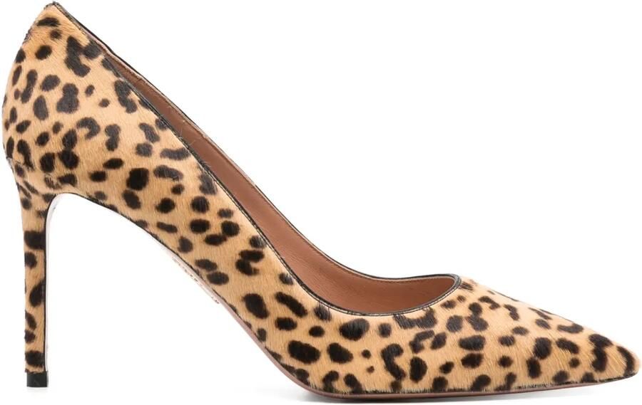 Aquazzura 85 mm Purist pumps Beige