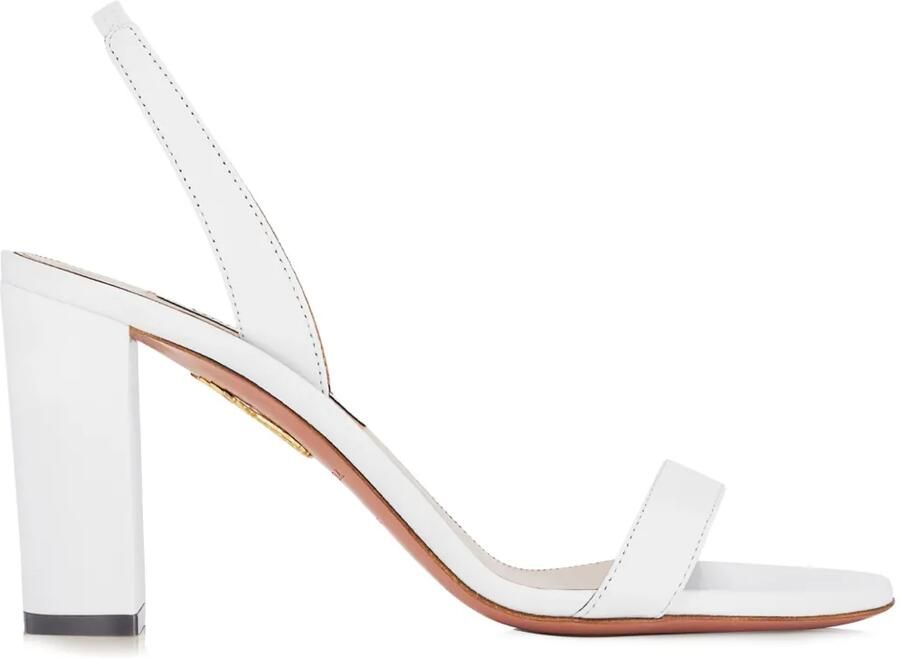 Aquazzura 85 mm So Nude sandalen Wit