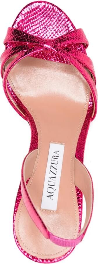 Aquazzura 85 mm Tati slingback sandalen Roze - Foto 4