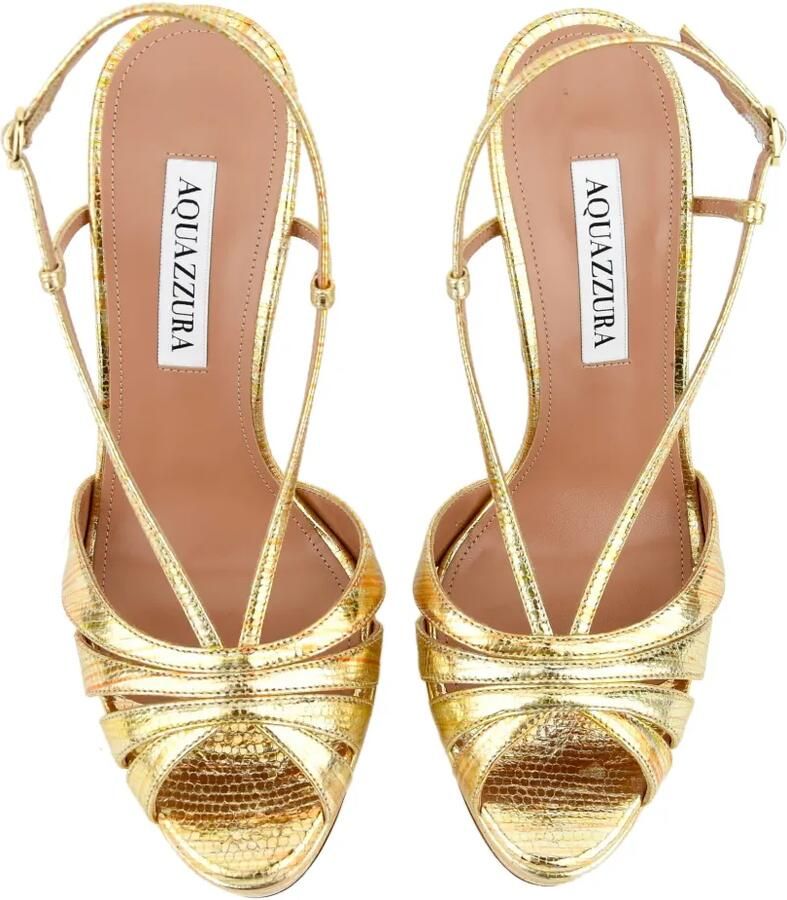 Aquazzura Aimee 130 sandalen Goud - Foto 2