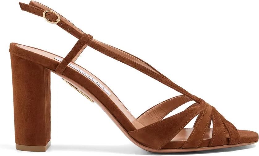 Aquazzura Aimée sandalen met bandjes Bruin