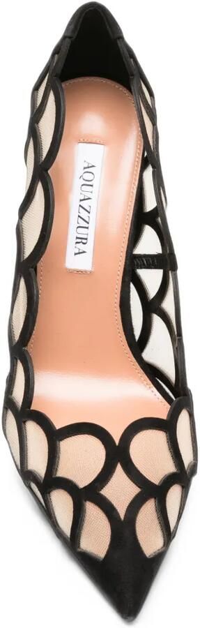 Aquazzura Aira mesh pumps Zwart - Foto 4
