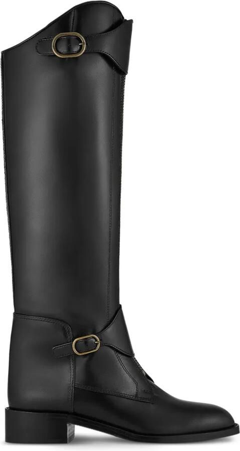 Aquazzura Alex rijlaarzen Zwart