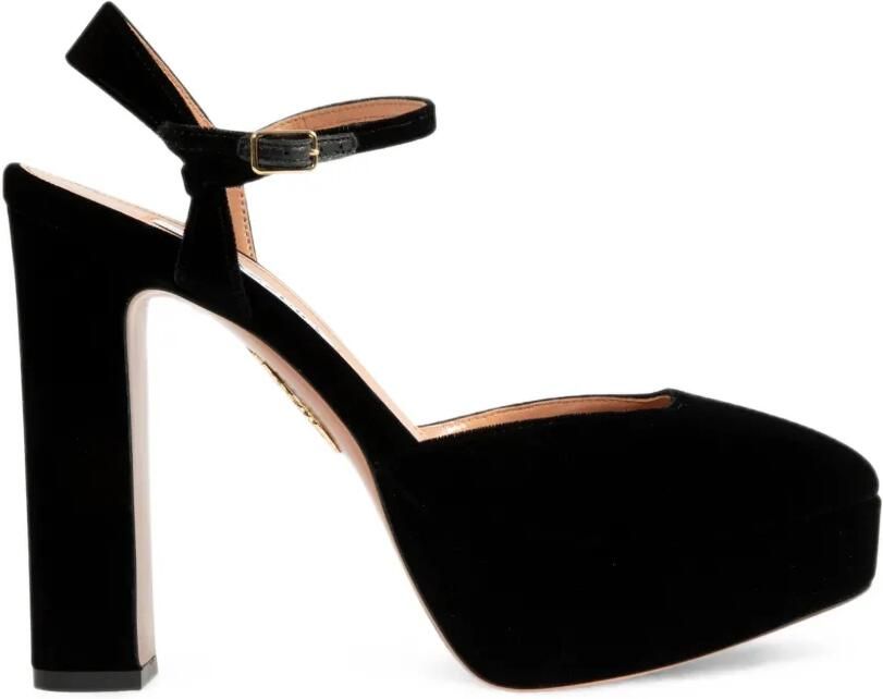 Aquazzura Amira Plateau 110 pumps Zwart