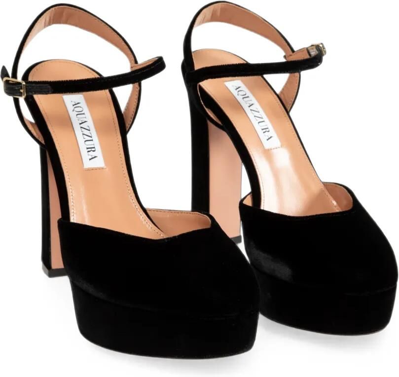 Aquazzura Amira Plateau 110 pumps Zwart - Foto 3
