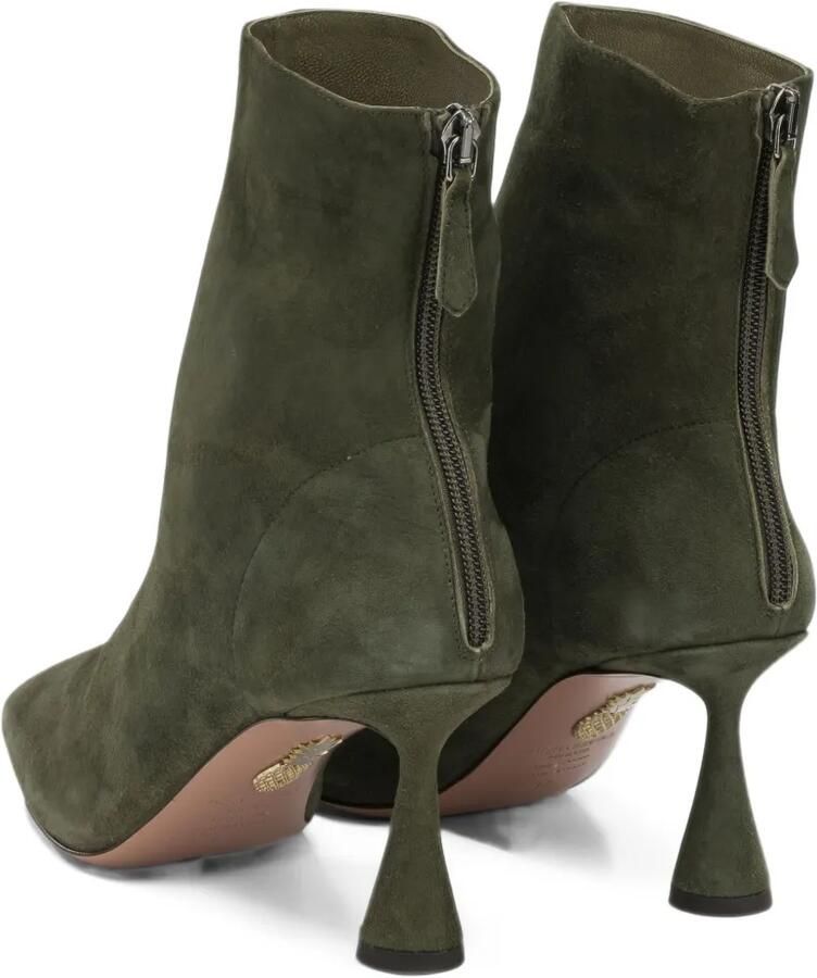 Aquazzura Amore suède enkellaarzen Groen - Foto 2